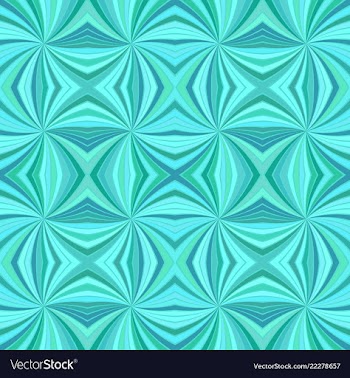 Turquoise abstract psychedelic seamless striped vector image