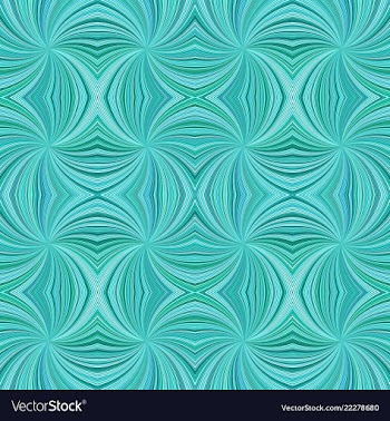 Turquoise abstract psychedelic seamless striped vector image