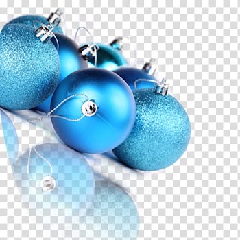 Turquoise Christmas ornament, Creative Christmas transparent background PNG clipart