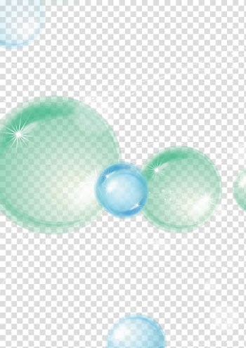 Turquoise Circle Pattern, Colorful Bubble transparent background PNG clipart