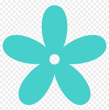 Turquoise Cliparts - Flower Clipart Png