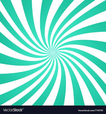Turquoise color whirl pattern background vector image