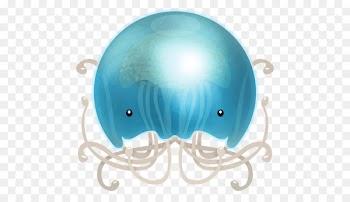 turquoise fish aqua marine mammal - Jelly 