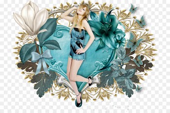 Turquoise Flower - flower 