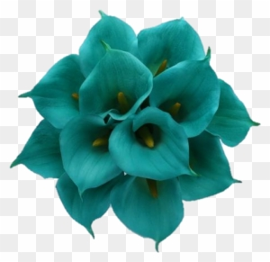 Turquoise Flowers Clip Art - Free Transparent PNG Clipart Images ...