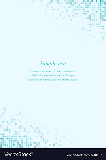 Turquoise page corner design template vector image