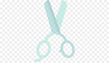 turquoise scissors