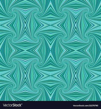 Turquoise seamless abstract psychedelic spiral vector image
