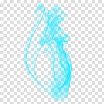 Turquoise Smoke Free PNG Image