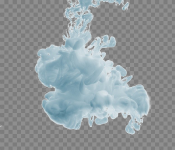 Turquoise Smoke Transparent Images