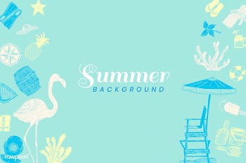 Turquoise summer background | Free stock vector - 580251