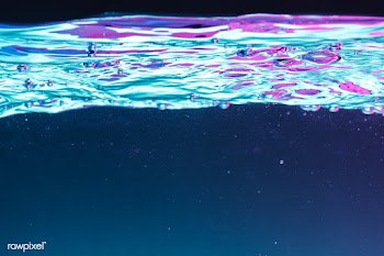 Turquoise water background with bubbles | Free  photo - 2312907