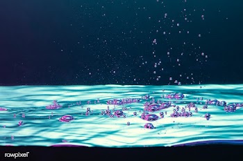 Turquoise water background with bubbles | Free  photo - 2318371