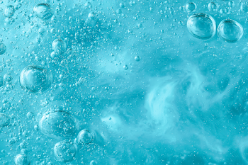 Turquoise Water with Air Bubbles