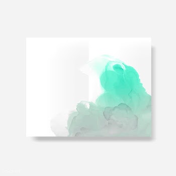 Turquoise watercolor style brochure vector | Free stock vector - 530765