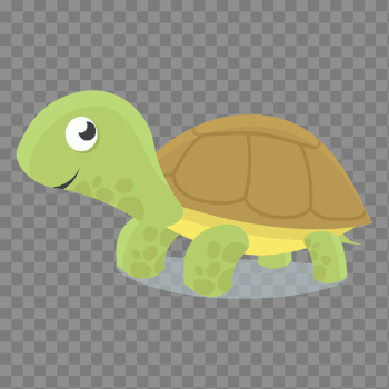 Turtle baby illustration - Transparent PNG & SVG vector