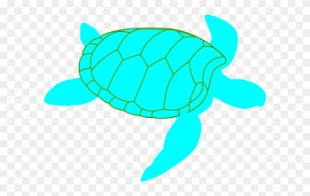 Turtle Clipart Blue And Green - Custom Green Sea Turtle Sticker