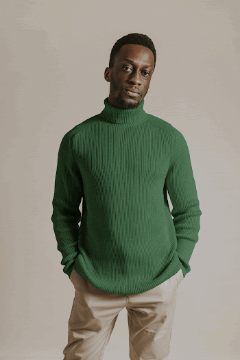 Turtleneck shirt mockup, men's fashion | Free PSD Mockup - rawpixel