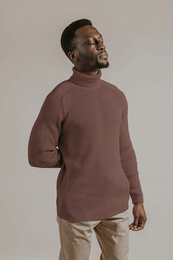 Turtleneck shirt mockup, men's fashion | Free PSD Mockup - rawpixel