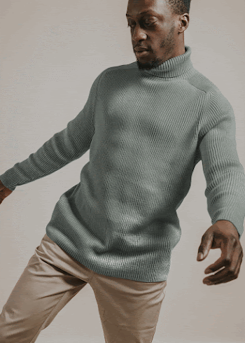 Turtleneck shirt mockup, men's fashion | Free PSD Mockup - rawpixel