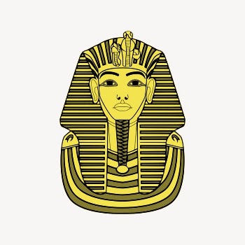 Tutankhamun clipart, drawing illustration vector. | Free Vector Illustration - rawpixel