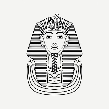 Tutankhamun collage element, vintage illustration | Free PSD Illustration - rawpixel