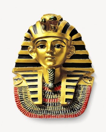 Tutankhamun faraoh mask collage element | Free PSD - rawpixel