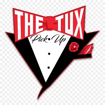 Tux Pick Up, LLC Laplace Wedding Tuxedo Logo - words stop worrying 