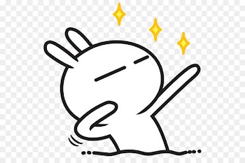 Tuzki Emoticon Emoji WeChat Social media - tuzki stickers 