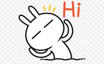 Tuzki Telegram Emoticon Sticker Clip art - Tuzki 