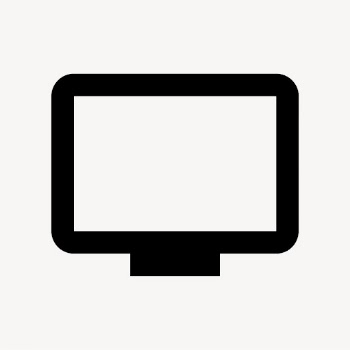 Tv, hardware icon, outlined style | Free Icons - rawpixel
