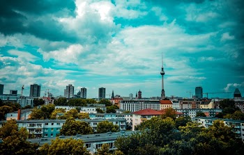Tv Tower Under White Clouds