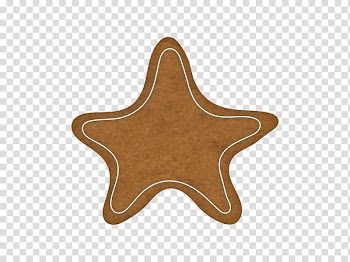 Twas The Night Before Christmas, star brown cookie transparent background PNG clipart