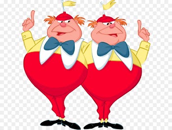 Tweedledum Queen of Hearts Tweedledee The Mad Hatter Alice in Wonderland - alice in wonderland 