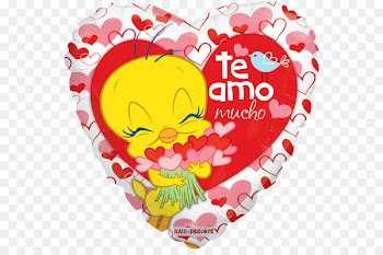 Tweety Looney Tunes Love Tasmanian Devil Milk caps - te amo 
