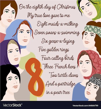 twelve days of christmas eighth day eight