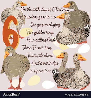 twelve days of christmas sixth day six