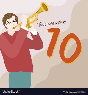 twelve days of christmas tenth day ten pipers