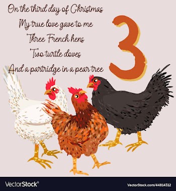 twelve days of christmas third day three french