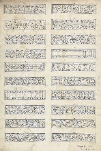 Twenty Designs for Gothic Friezes | Free Photo - rawpixel
