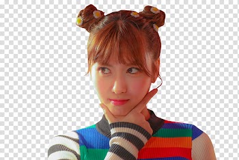 TWICE HEART SHAKER BEHIND THE STAGE , woman in sweater transparent background PNG clipart