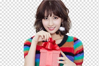 TWICE Heart Shaker , woman holding pink gift box transparent background PNG clipart