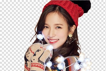 TWICE Heart Shaker , woman wearing knit cap transparent background PNG clipart