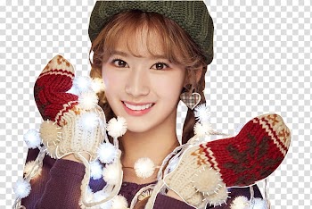TWICE Heart Shaker , woman wearing knit gloves and hat while smiling transparent background PNG clipart