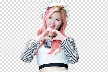 Twice Sana, woman posturing hand heart transparent background PNG clipart