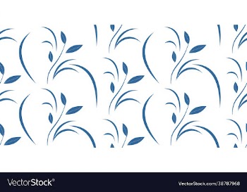 twig elegant plant seamless pattern vegetable