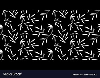 twigs with leaves seamless pattern for fabric