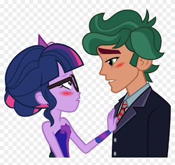 Twilight And Timber Spruce Romantic Moment By Uponia - Equestria Girls Kiss