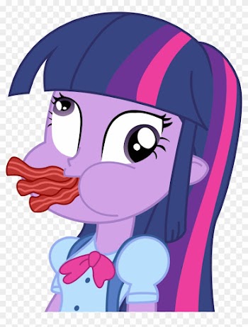 Twilight Sparkle Eating Bacon By Hugomndz Twilight - Equestria Girl Tuailait
