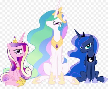 Twilight Sparkle Princess Celestia Princess Luna Pony Princess Cadance - Three Princesses Cliparts 